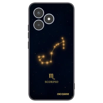 Picasee husă neagră din silicon pentru Realme C53 - SCORPIO