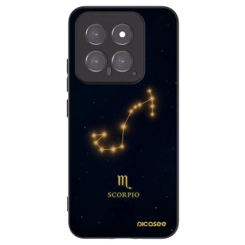 Picasee husă neagră din silicon pentru Xiaomi 14 - SCORPIO