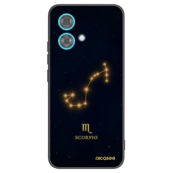 Picasee husă neagră din silicon pentru Motorola Edge 40 Neo - SCORPIO