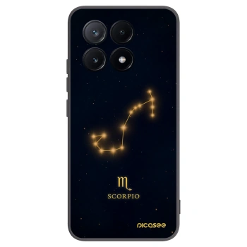 Picasee husă neagră din silicon pentru Xiaomi Poco X6 Pro - SCORPIO