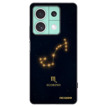 Picasee husă neagră din silicon pentru Xiaomi Redmi Note 13 5G - SCORPIO