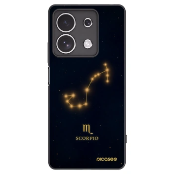 Picasee husă neagră din silicon pentru Xiaomi Redmi Note 13 4G - SCORPIO