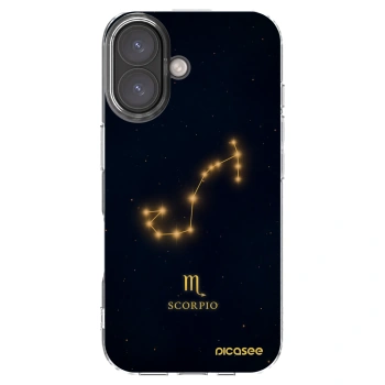 Picasee husă transparentă din silicon pentru Apple iPhone 16 - SCORPIO