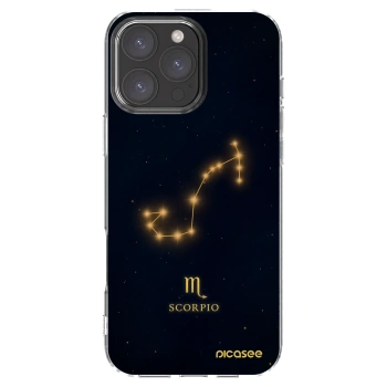 Picasee husă transparentă din silicon pentru Apple iPhone 16 Pro Max - SCORPIO