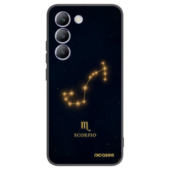 Picasee husă neagră din silicon pentru Vivo V40 SE 5G - SCORPIO