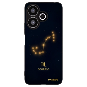 Picasee husă neagră din silicon pentru Xiaomi Redmi 13 4G - SCORPIO