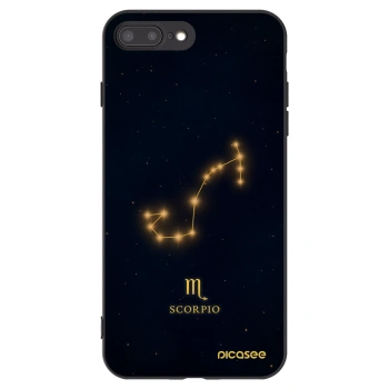 Picasee husă neagră din silicon pentru Apple iPhone 7 Plus - SCORPIO