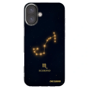 Picasee husă transparentă din silicon pentru Apple iPhone 16 Plus - SCORPIO