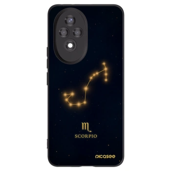 Picasee husă neagră din silicon pentru Honor 200 Pro 5G - SCORPIO