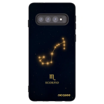 Picasee husă neagră din silicon pentru Samsung Galaxy S10 G973 - SCORPIO