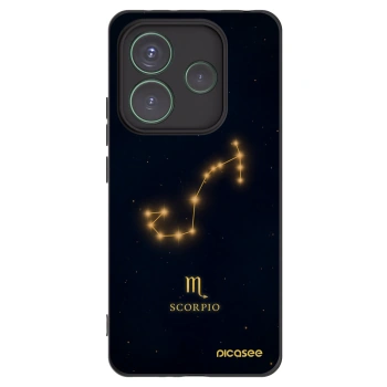 Picasee husă neagră din silicon pentru Xiaomi Redmi Note 14 5G - SCORPIO