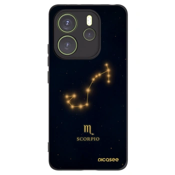Picasee husă neagră din silicon pentru Xiaomi Redmi Note 14 4G - SCORPIO