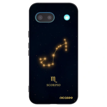 Picasee husă neagră din silicon pentru Google Pixel 8a - SCORPIO