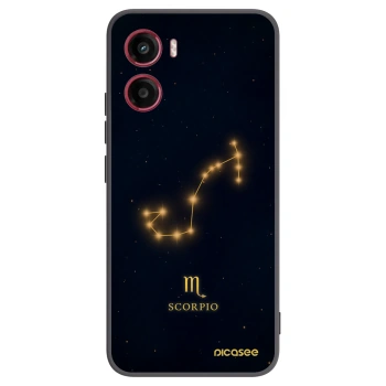 Picasee husă neagră din silicon pentru Motorola Moto G05 - SCORPIO