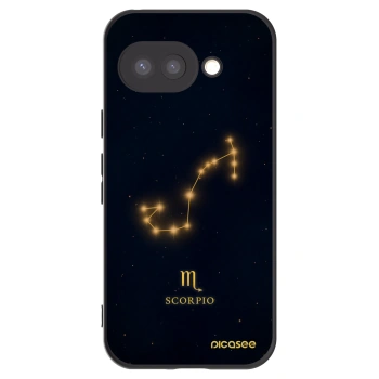 Picasee husă neagră din silicon pentru Google Pixel 9a - SCORPIO