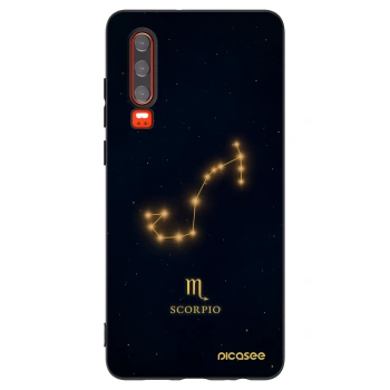 Picasee husă neagră din silicon pentru Huawei P30 - SCORPIO