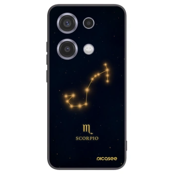 Picasee husă neagră din silicon pentru Xiaomi Redmi Note 14S - SCORPIO