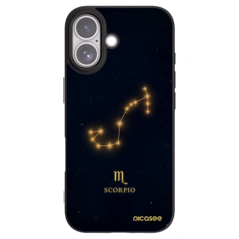 Picasee husă neagră din silicon pentru Apple iPhone 17 - SCORPIO