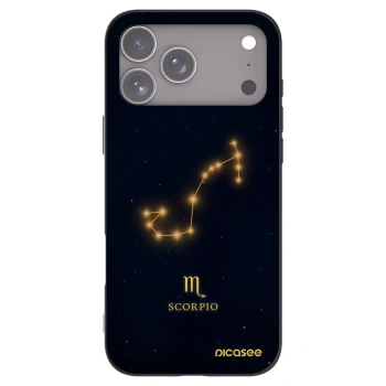 Picasee husă neagră din silicon pentru Apple iPhone 17 Pro Max - SCORPIO