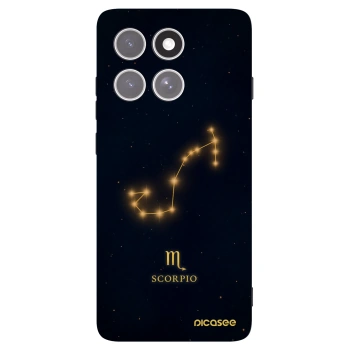 Picasee husă neagră din silicon pentru Motorola Edge 60 Pro - SCORPIO