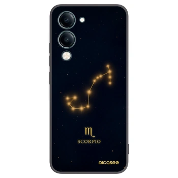 Picasee husă neagră din silicon pentru Vivo Y29s 5G - SCORPIO