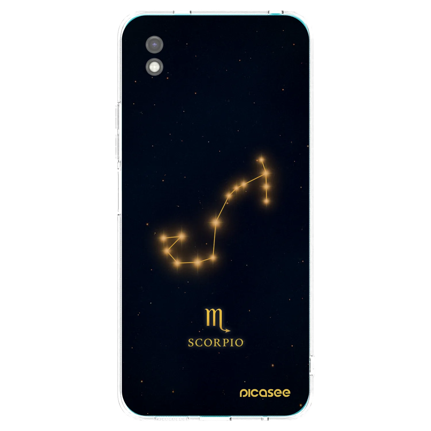Picasee husă neagră din silicon pentru Xiaomi Redmi 9A - SCORPIO