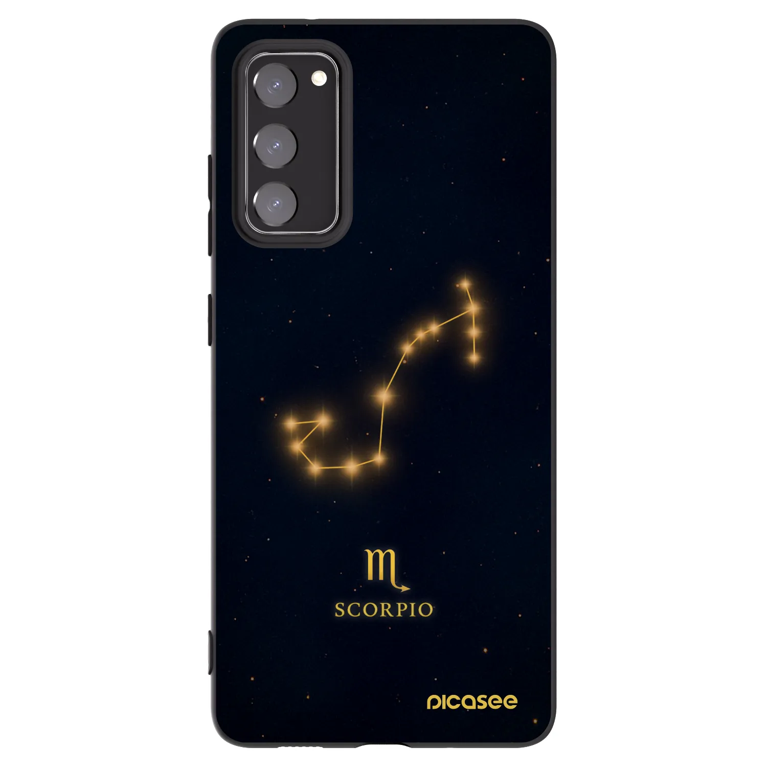 Picasee husă neagră din silicon pentru Samsung Galaxy S20 FE - SCORPIO