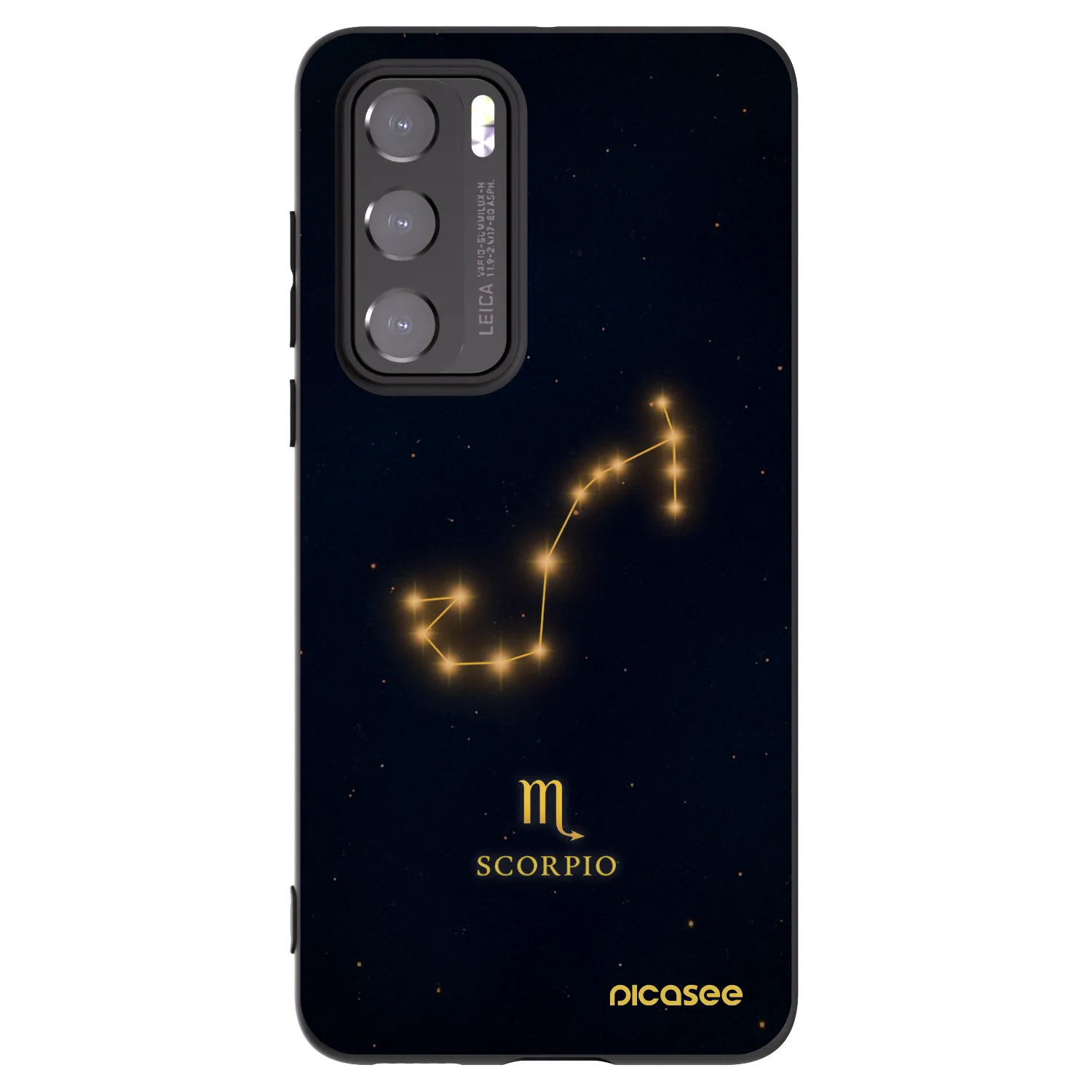 Picasee husă neagră din silicon pentru Huawei P40 - SCORPIO