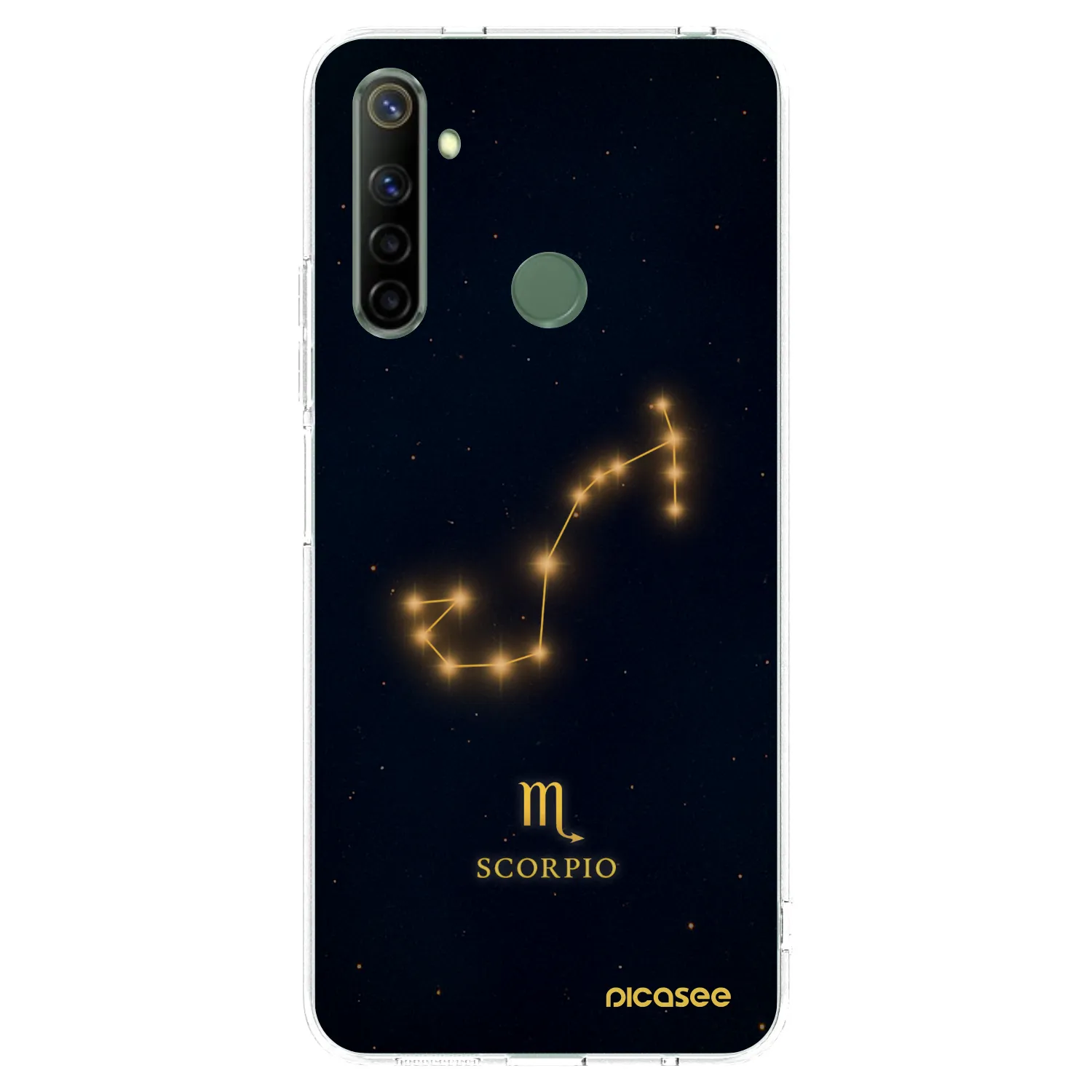 Picasee husă transparentă din silicon pentru Realme 6i - SCORPIO
