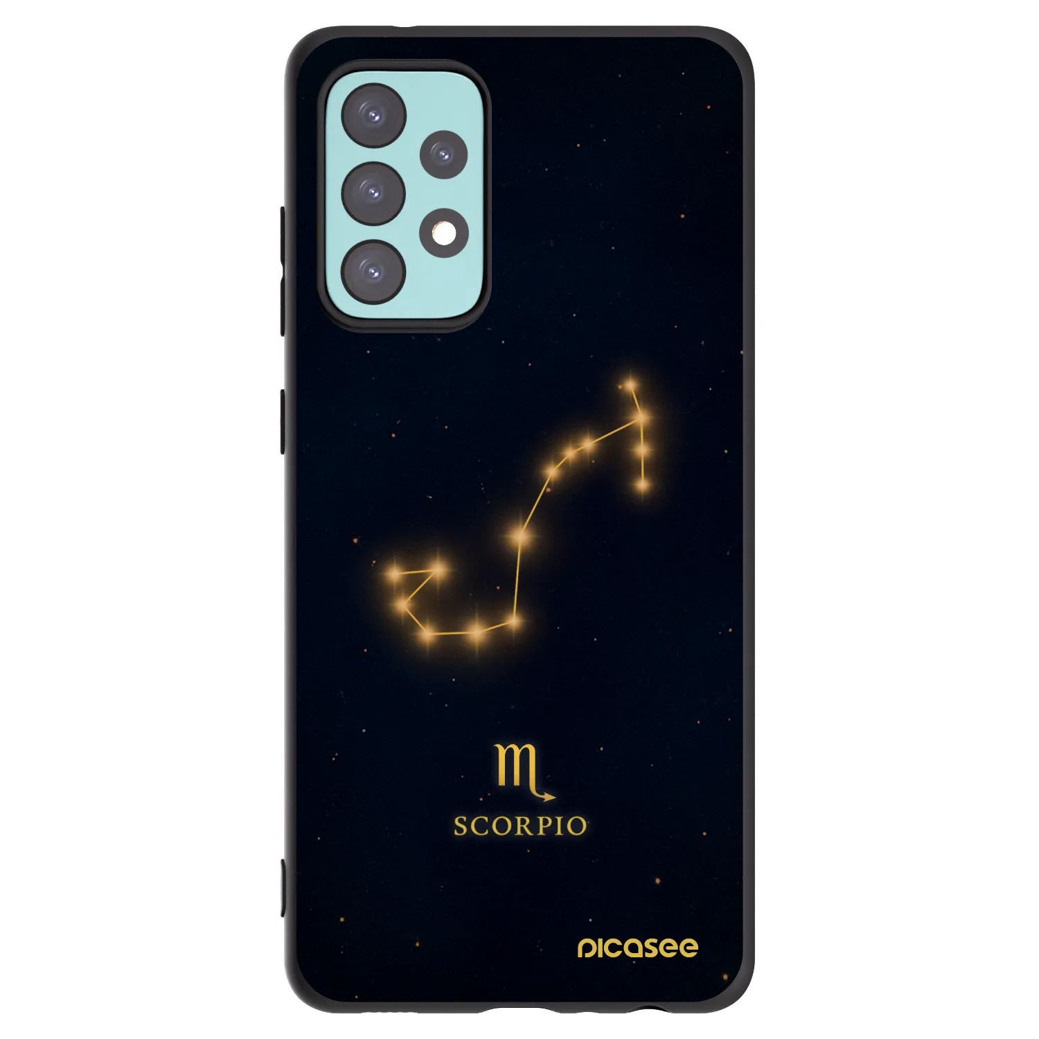 Picasee husă neagră din silicon pentru Samsung Galaxy A72 A725F - SCORPIO