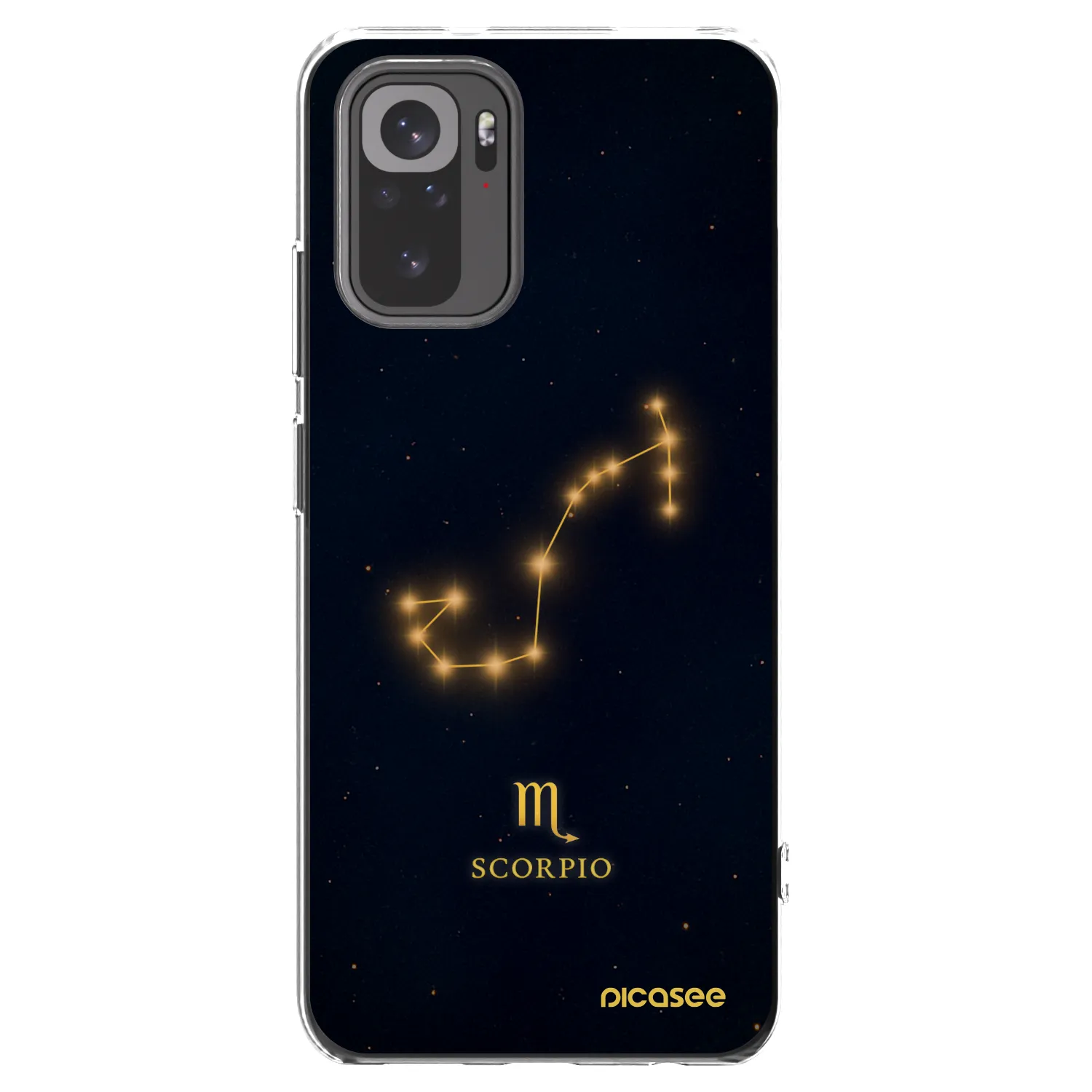 Picasee husă transparentă din silicon pentru Xiaomi Redmi Note 10S - SCORPIO