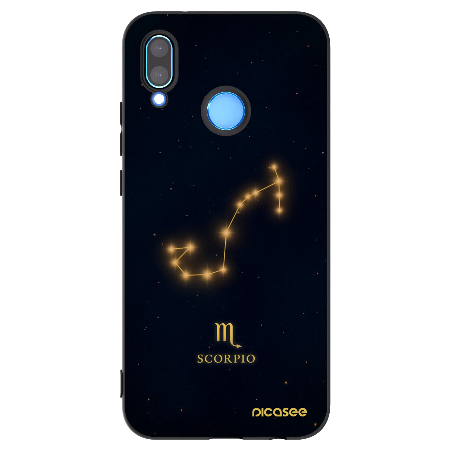 Picasee husă neagră din silicon pentru Huawei P20 Lite - SCORPIO