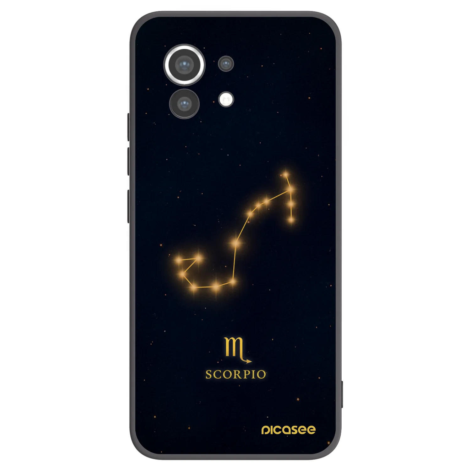 Picasee husă neagră din silicon pentru Xiaomi Mi 11 - SCORPIO