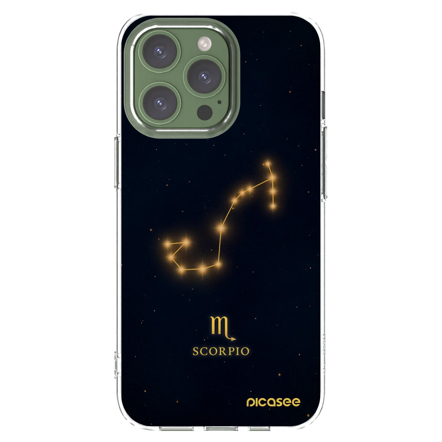 Picasee husă transparentă din silicon pentru Apple iPhone 13 Pro - SCORPIO