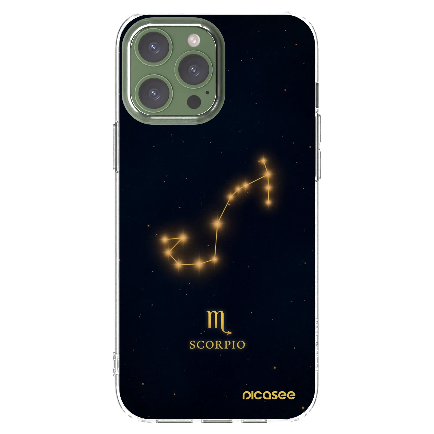 Picasee husă transparentă din silicon pentru Apple iPhone 13 Pro Max - SCORPIO