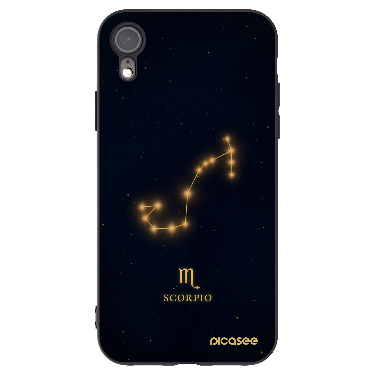 Picasee husă neagră din silicon pentru Apple iPhone 6 Plus/6S Plus - SCORPIO