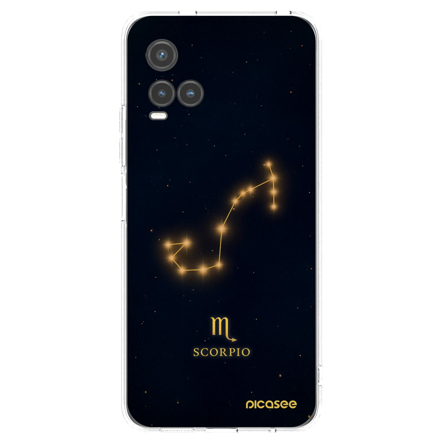 Picasee husă transparentă din silicon pentru Vivo Y33s - SCORPIO