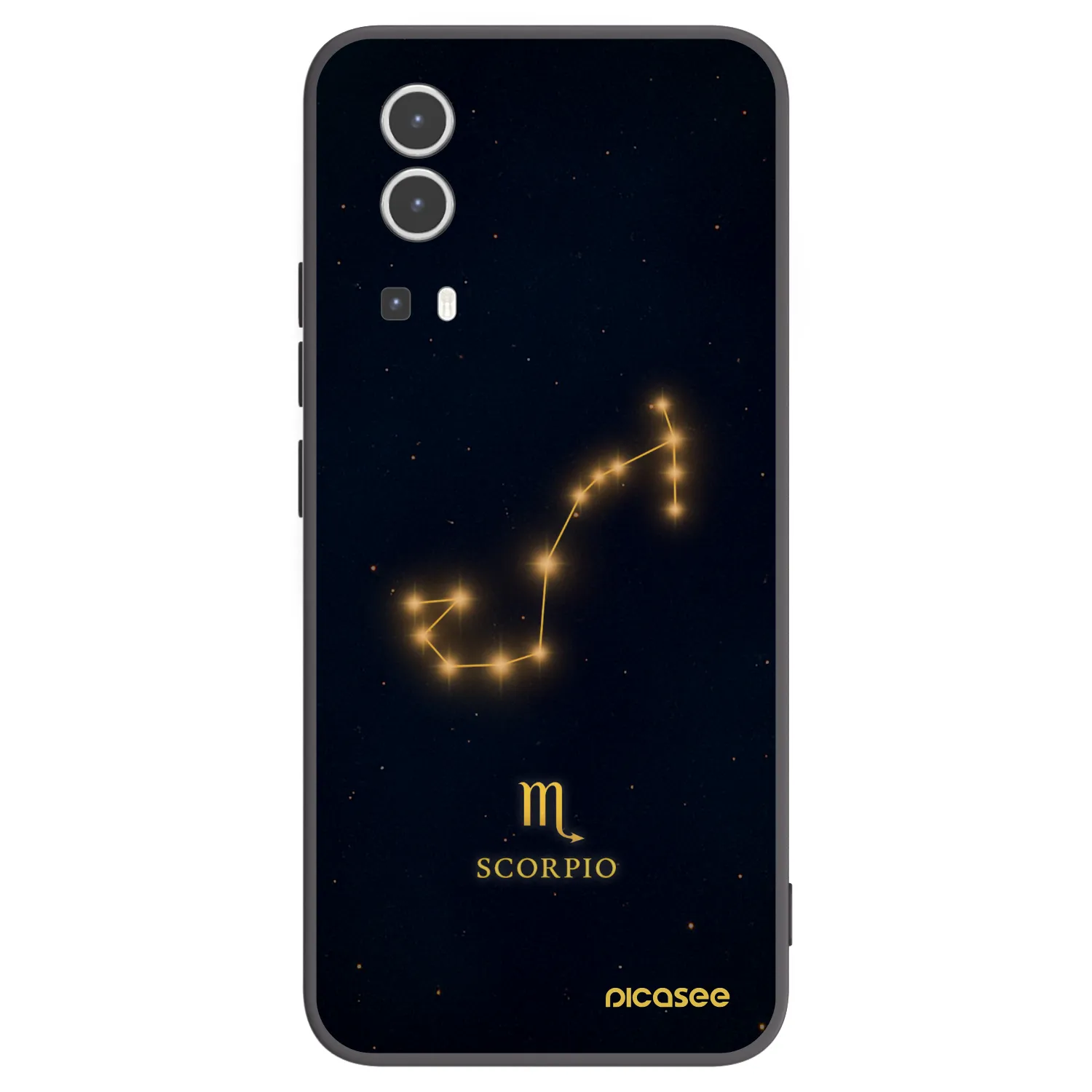 Picasee husă neagră din silicon pentru Vivo Y72 5G - SCORPIO
