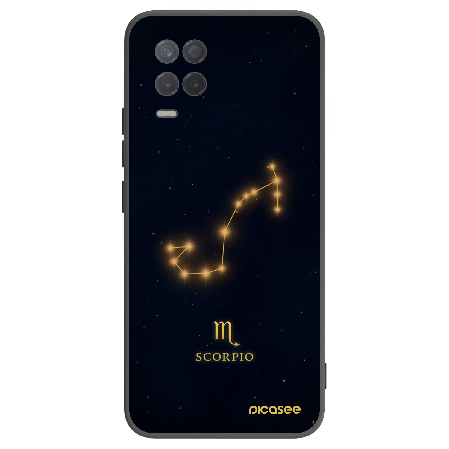 Picasee husă neagră din silicon pentru Realme 8 5G - SCORPIO