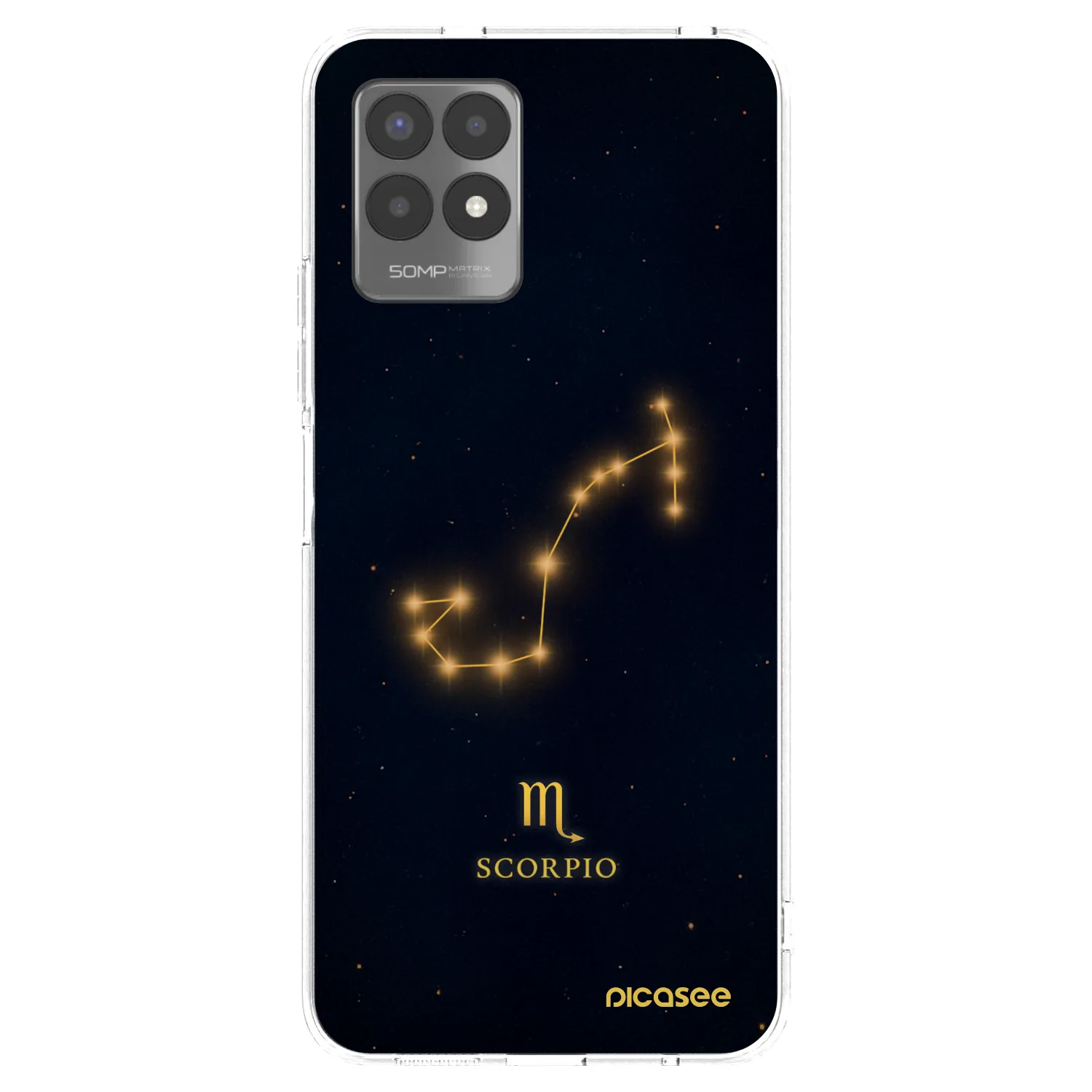 Picasee husă transparentă din silicon pentru Realme 8i - SCORPIO