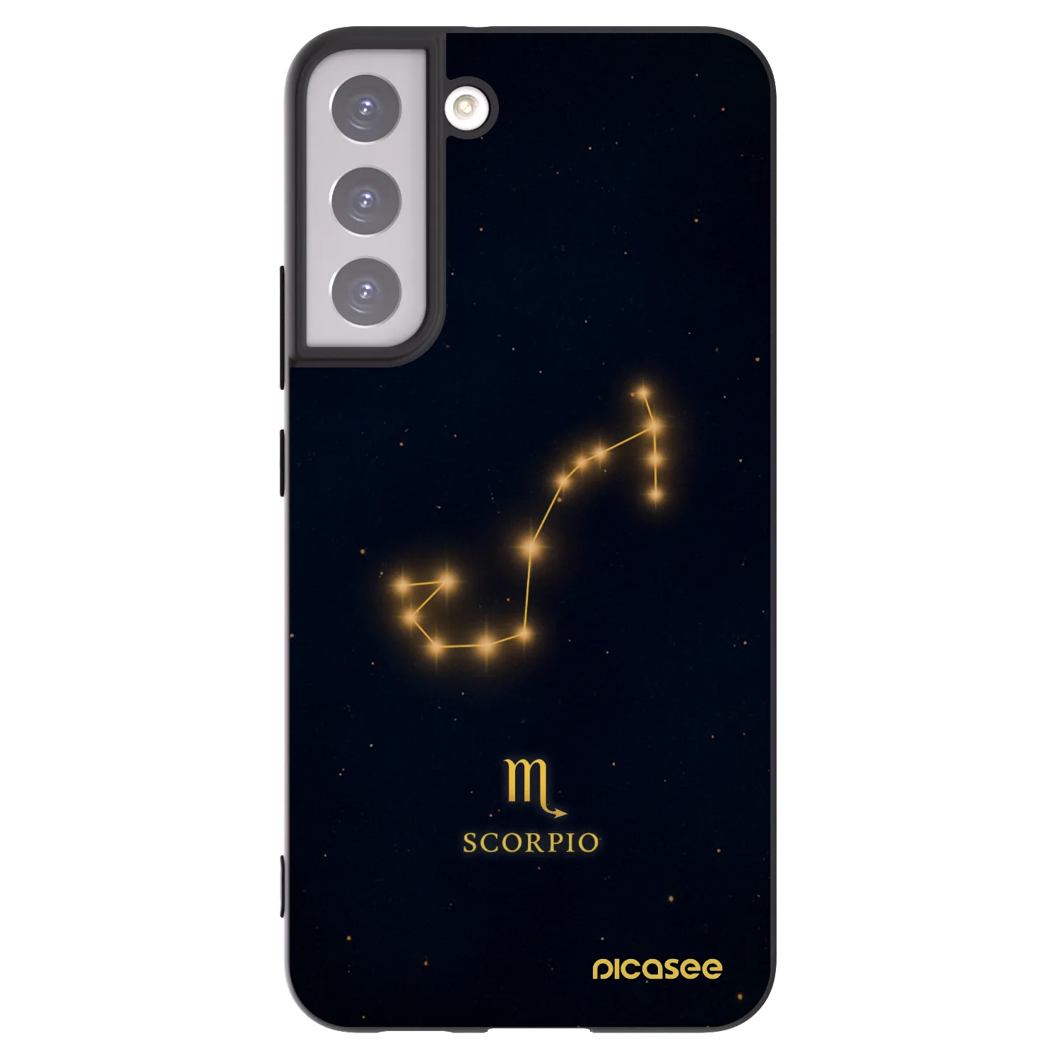 Picasee husă neagră din silicon pentru Samsung Galaxy S22+ 5G - SCORPIO