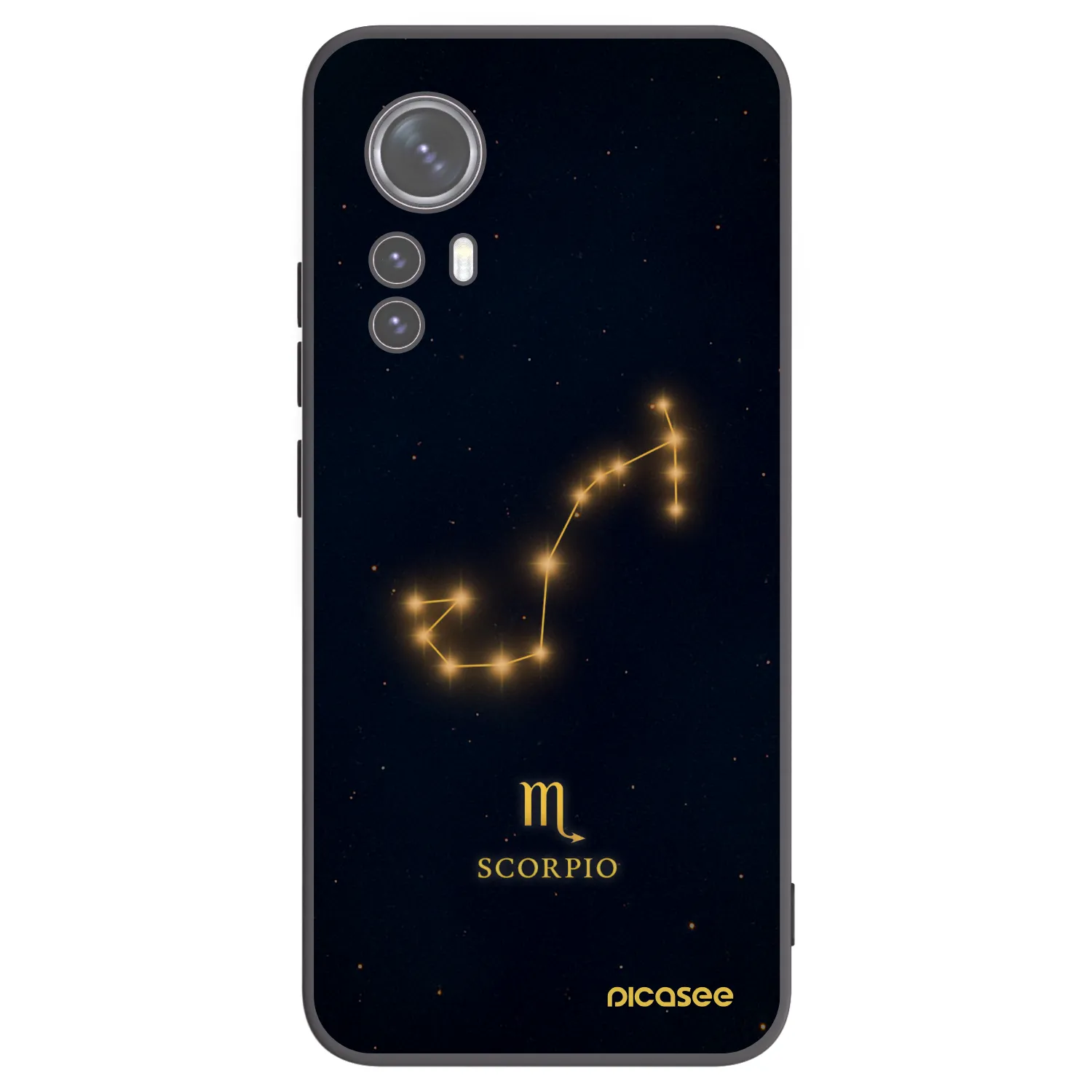 Picasee husă neagră din silicon pentru Xiaomi 12 - SCORPIO