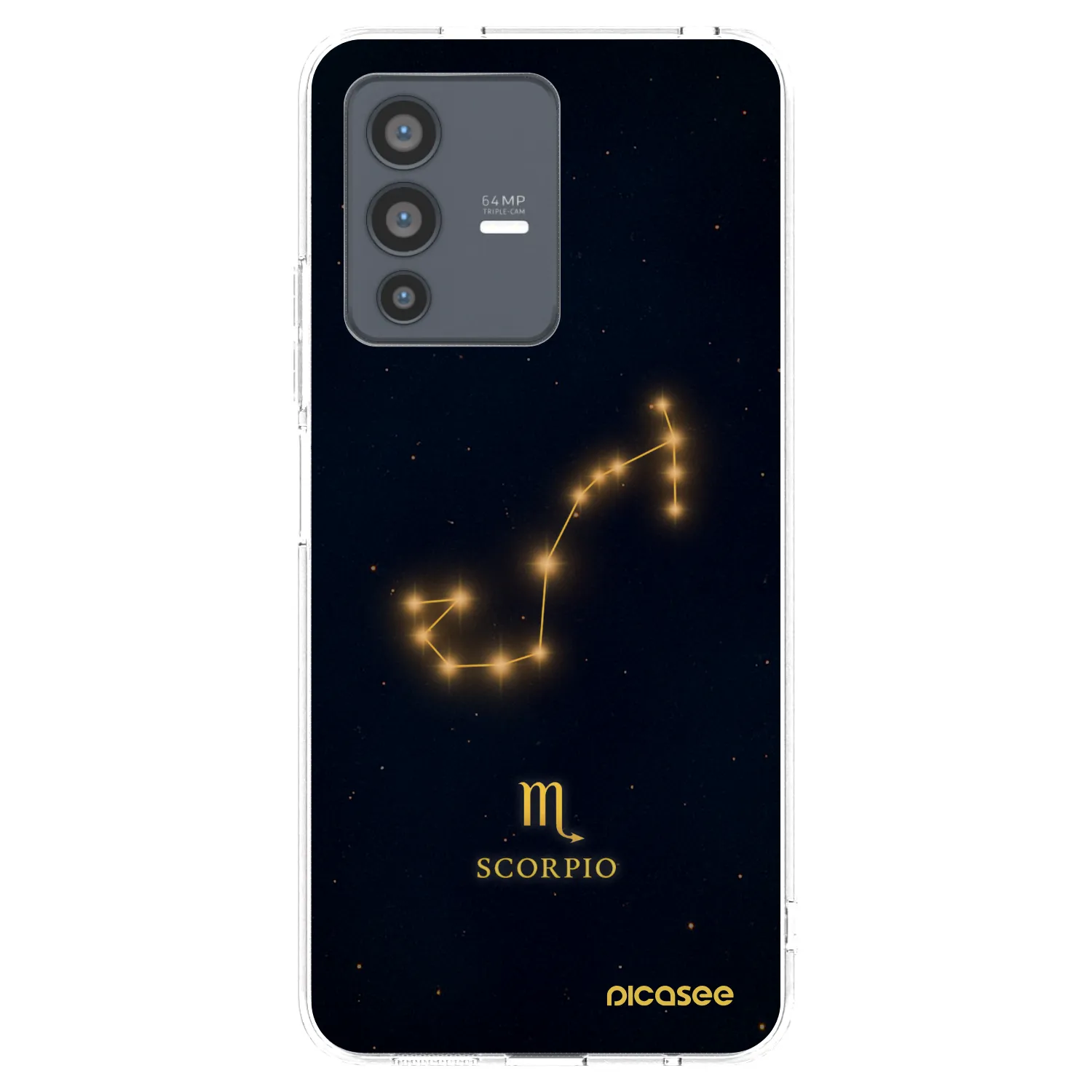 Picasee husă transparentă din silicon pentru Vivo V23 5G - SCORPIO