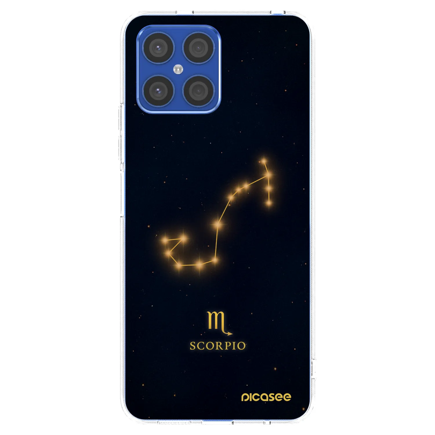 Picasee husă transparentă din silicon pentru Honor X8 4G - SCORPIO
