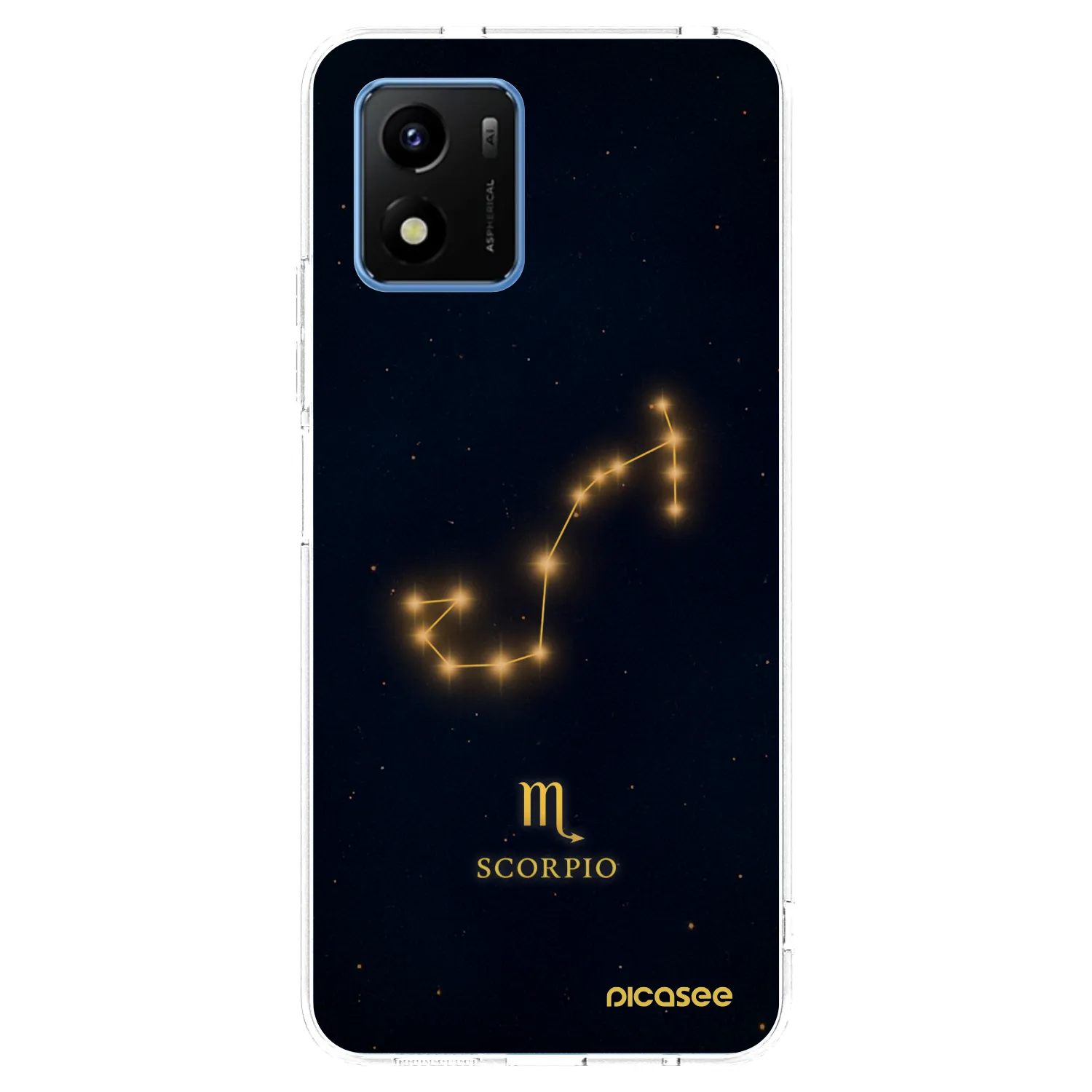 Picasee husă transparentă din silicon pentru Vivo Y01 - SCORPIO