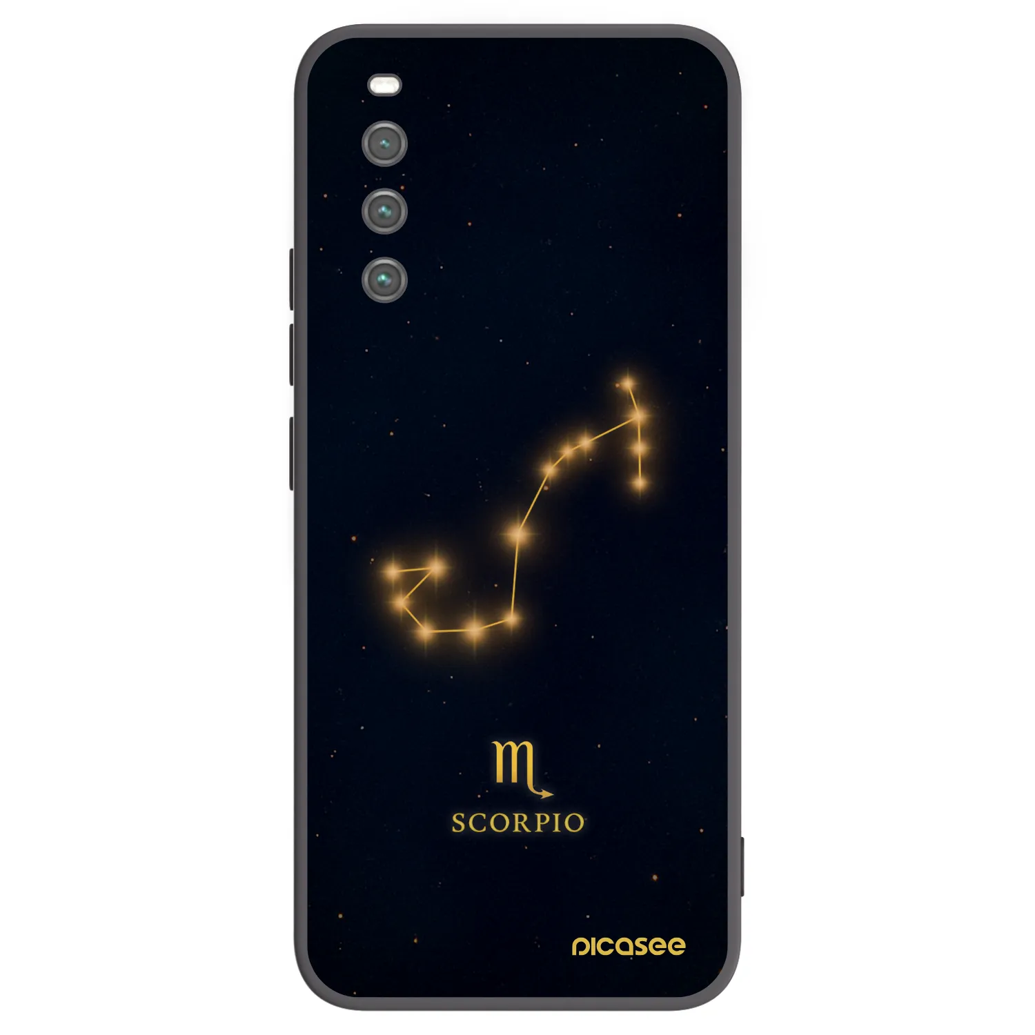 Picasee husă neagră din silicon pentru Sony Xperia 10 IV 5G - SCORPIO
