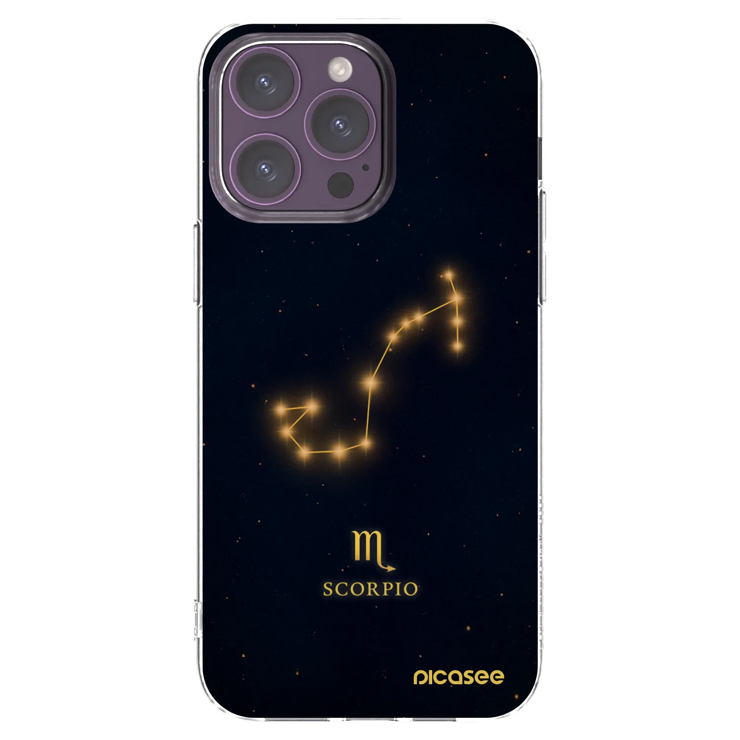 Picasee husă transparentă din silicon pentru Apple iPhone 14 Pro Max - SCORPIO