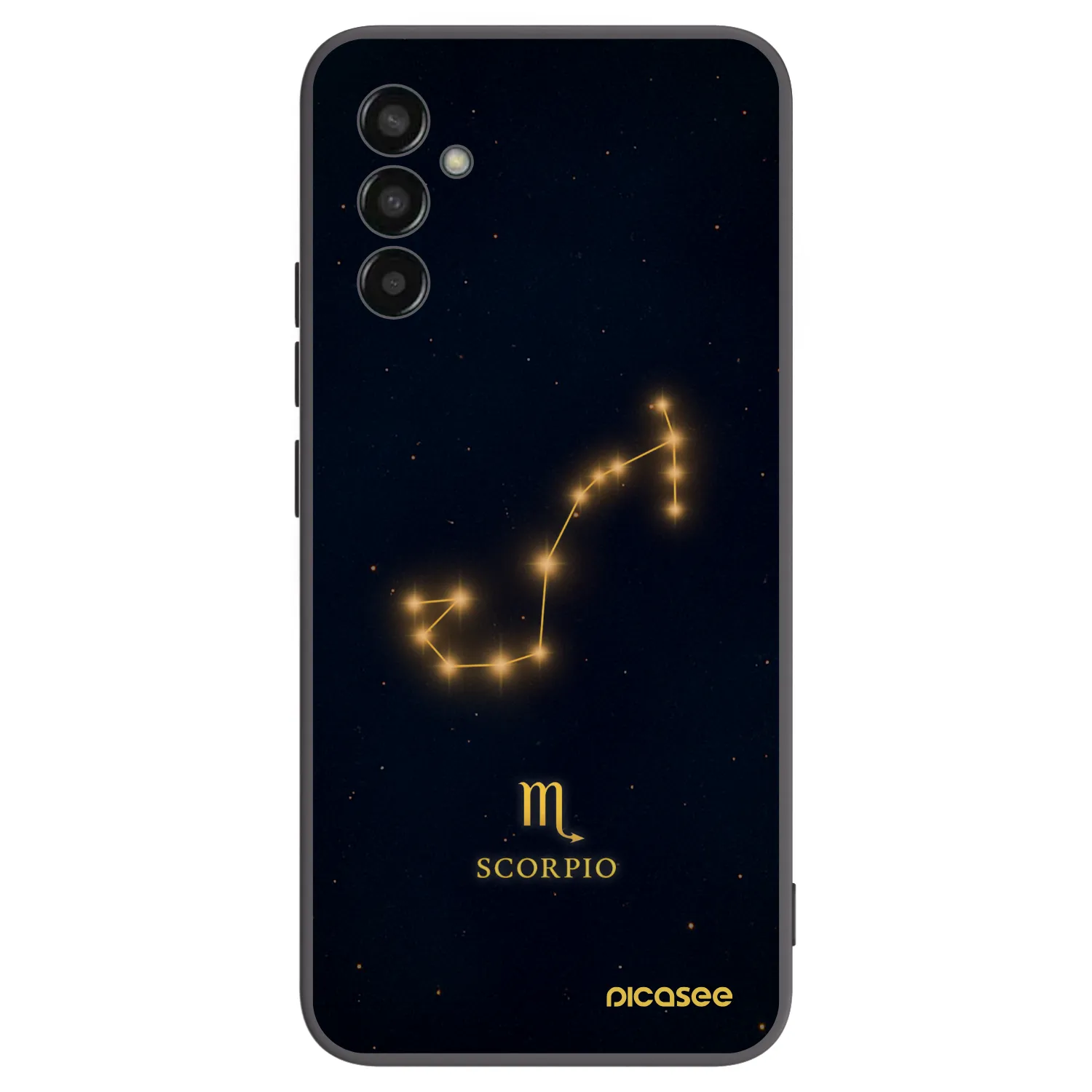 Picasee husă neagră din silicon pentru Samsung Galaxy M13 M135F - SCORPIO
