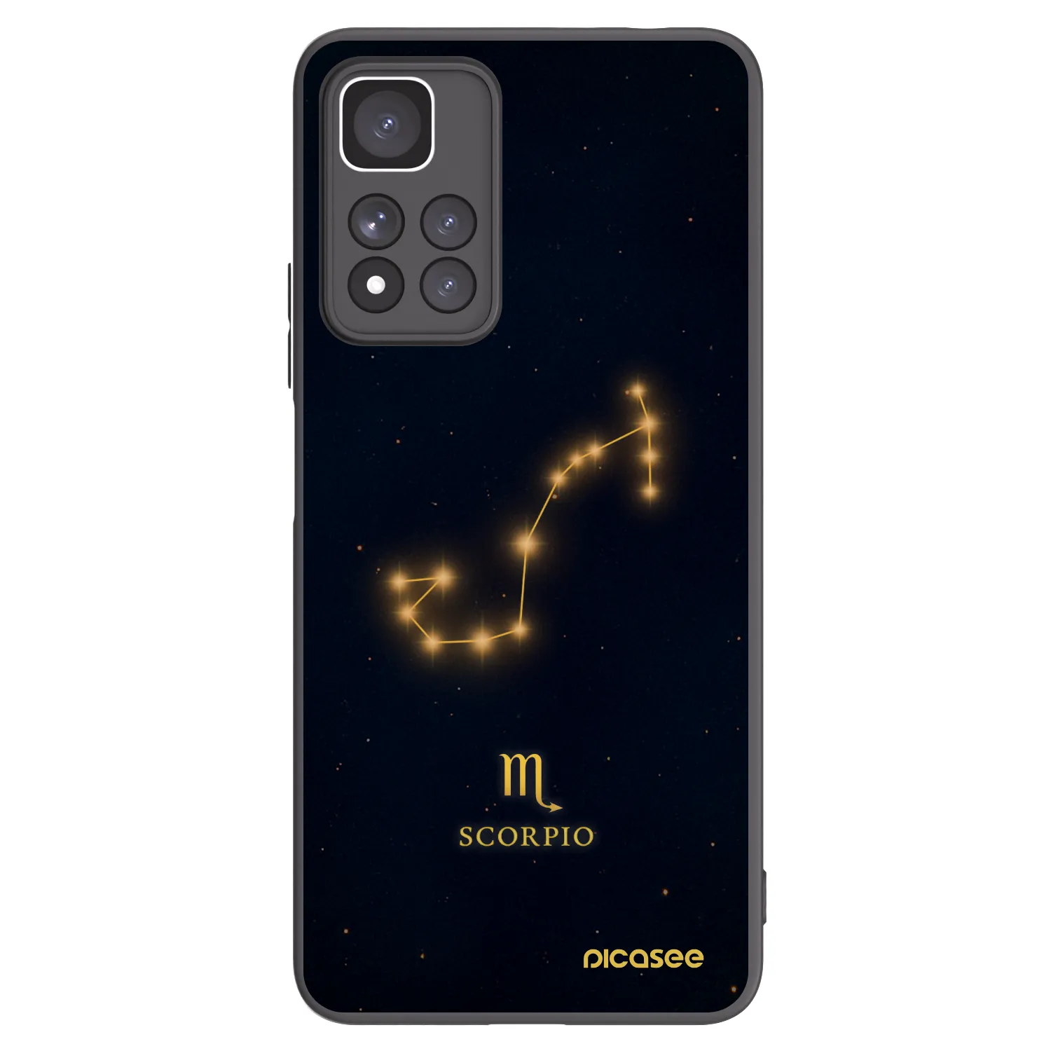 Picasee husă neagră din silicon pentru Xiaomi Redmi Note 11 Pro+ 5G - SCORPIO