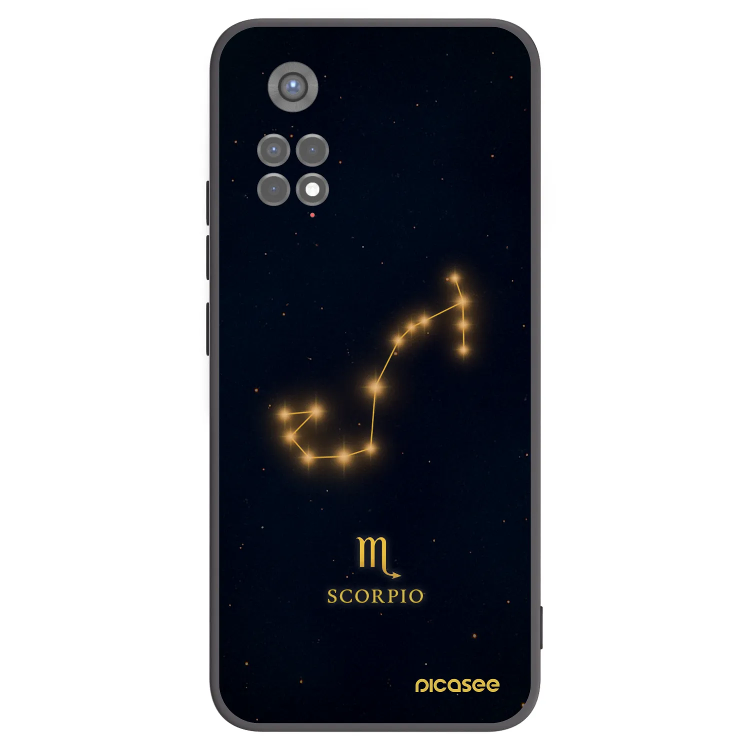Picasee husă neagră din silicon pentru Xiaomi Redmi Note 11S 5G - SCORPIO